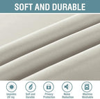 H.VERSAILTEX Window Treatment Blackout Curtains 63 inches Length, Thermal - Image 4