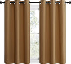 NICETOWN Sleek Blackout Curtains 50 inches Length - Image 2