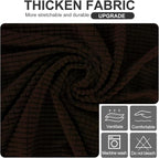 U-NICE HOME Stretch Futon Cover Armless Bed Slipcover - Image 5