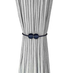 Melaluxe 2 Pack Magnetic Curtain Tiebacks, Decorative Curtain Holdbacks - Image 2