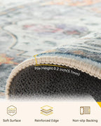 RELEANY Area Rugs 2'x4' Kitchen Rugs Entry Rug Small Rugs - Image 3