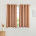 NICETOWN Thick Linen Burnt Orange Curtains by NICETOWN