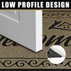Yimobra Welcome Front Door Mat, Heavy Duty Easy Clean Doormat Indoor Outdoor - Image 5