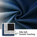 SimpleHome Blue Ombre 100% Blackout Curtains - Image 6