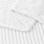 BEDELITE Fleece Blanket King Size – 3D Ribbed Jacquard Soft and Warm Decorative - Image 4