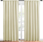 NICETOWN Living Room Curtains, Home Decorations Thermal Insulated Solid Rod - Image 2