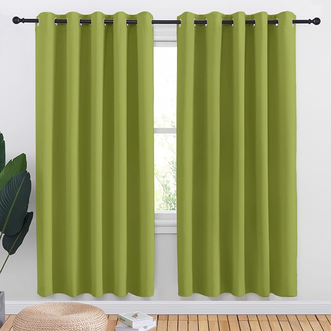 NICETOWN Bedroom Curtains Blackout Drapery Panels, 2 Panels, 70 x 72 inches by NICETOWN