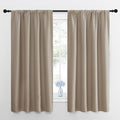 NICETOWN Kitchen Curtains, Short Blackout Drapes, 34 in x 45 in, Thermal by NICETOWN