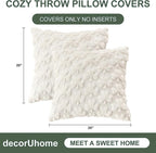 decorUhome St. Patrick’s Day Shamrock Pillow Covers 20x20 Inch Set of 2 - Image 9