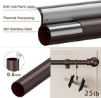 SMODBRODRE Curtain Rods for Window 32 to 120 - Image 2