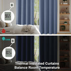 Simplebrand Ava Denim Blackout Curtains - Image 6