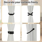 Magnetic Curtain Tiebacks, 4 Pack Curtain Holdbacks - Image 4