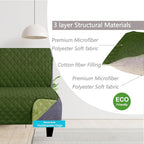 U-NICE HOME Futon Sofa Covers Reversible Sofa Slipcover Armless Cover Furniture - Image 3