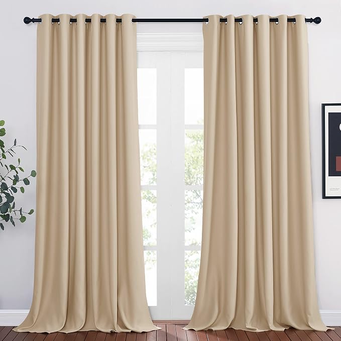 NICETOWN Room Darkening Grommet Curtain Panels by NICETOWN