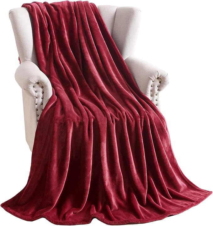 TASTHROW Large Flannel Fleece Throw Blanket, 50×70 Inch - Image 3