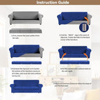 WEERRW 4 Pieces High Stretch Couch Covers - Image 6
