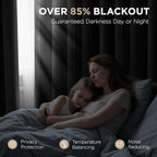Joydeco Blackout Curtains 84 Inch Length 2 Panels Set, Thermal Insulated Long - Image 3