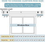 Byondeth Curtain Rods for Windows 16 to 28 or 40 Inches Max Adjustable Length 1 - Image 4