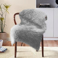 Ciicool Faux Sheepskin Rugs Soft Faux Fur Rug Grey Fluffy Chair Couch Cover by CIICOOLHomeDeco