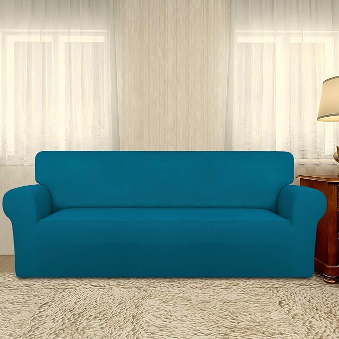 PureFit Super Stretch Oversized Sofa Slipcover – Spandex Non Slip Soft Couch - Image 2