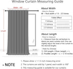 MYSKY HOME White Curtains 84 Inch Length - Image 8