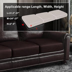 Leather Look Couch Cushion Covers Sofa Seat Slipcovers Sets Couches Furniture - Image 3