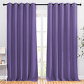 NICETOWN Lilac Purple Curtains 110 inches Long, Grommet Thermal Insulated by NICETOWN