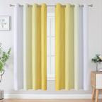 Estelar Textiler Room Darkening Gradient Blackout Curtains 72 Inch Length 2 - Image 2