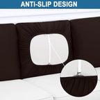 Smiry Printed Couch Cushion Covers, Stretch Soft Couch Covers - Image 4