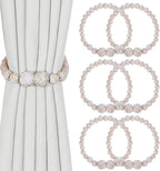 Magnetic Curtain Tiebacks, 6 Pack Curtain Holdbacks by KLOGTSINDDirect