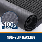 OLANLY Front Door Mat Indoor Outdoor Entrance, Waterproof Heavy Duty Doormat - Image 3