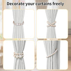 Magnetic Curtain Tiebacks, 6 Pack Curtain Holdbacks - Image 4