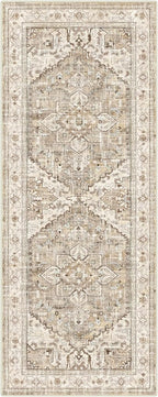 Yamaziot Washable Runner Rug, 2x5 Non-Slip Boho Vintage Hallway Rug Runner - Image 2