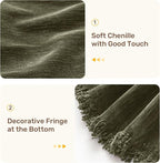 Sectional Couch Covers, 2 Pieces Washable L Shaped Couch Covers Sofa Blanket - Image 6