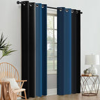 SimpleHome Ombre Room Darkening Curtains 84 inches Length - Image 7