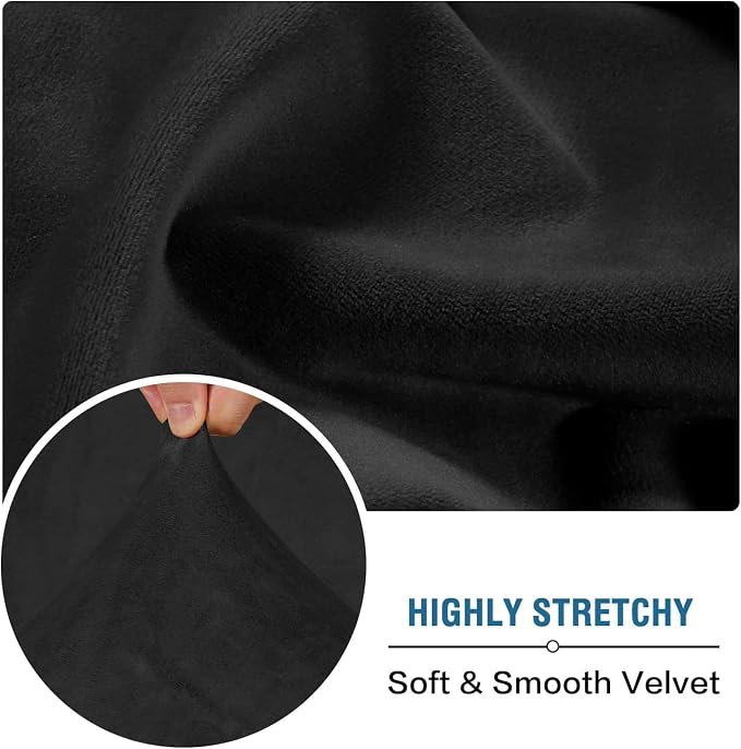 H.VERSAILTEX Velvet Stretch Individual Chaise Cover Sectional Couch Covers - Image 5