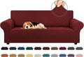 KEKUOU Stretch Sofa Cover Slipcover ，Couch Covers by KEKUOU