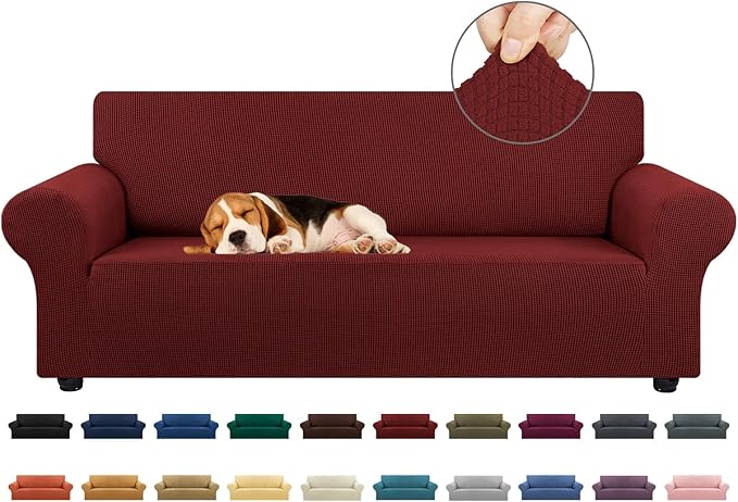 KEKUOU Stretch Sofa Cover Slipcover ，Couch Covers by KEKUOU
