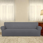 PureFit Super Stretch 4 Seater Sofa Slipcover – Spandex Non Slip Soft Couch - Image 2