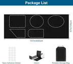 100% Blackout Curtains for Bedroom, Portable DIY Window Blinds, No Drill Window - Image 5