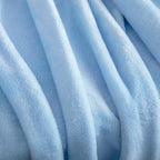 JIAHANNHA Light Blue Throw Blanket Fleece Blanket Throw Size, Super Soft Cozy - Image 5