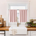 RYB HOME 100% Blackout Basement Curtains 30 inches Long, Heat & UV Blocking by RYBHOME