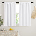 RYB HOME Short Curtains for Bedroom, Room Darkening Insulated Summer Heat Light by RYBHOME