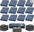Outdoor Cushion Covers Set, Replacement by SUKAIKEQA