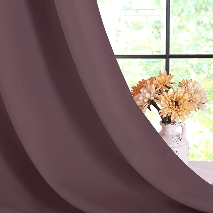 NICETOWN Room Darkening Short Curtain Panels - Image 6