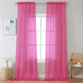 Chyhomenyc Sheer Curtains 108 Inch Length 2 Panels Set, Extra Long Light by Chyhomenyc