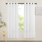 NICETOWN Sheer Curtains Panels for Bedroom by NICETOWN