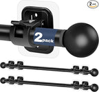 Curtain Rods No Drilling for Windows, 5/8 Inch Diameter Drapey Pole by Tidisort