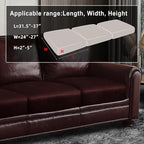 Leather Look Couch Cushion Covers Sofa Seat Slipcovers Sets Couches Furniture - Image 3