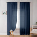 Simplebrand Sheer Curtains 72 Inches Long 2 Panels by Simplebrand